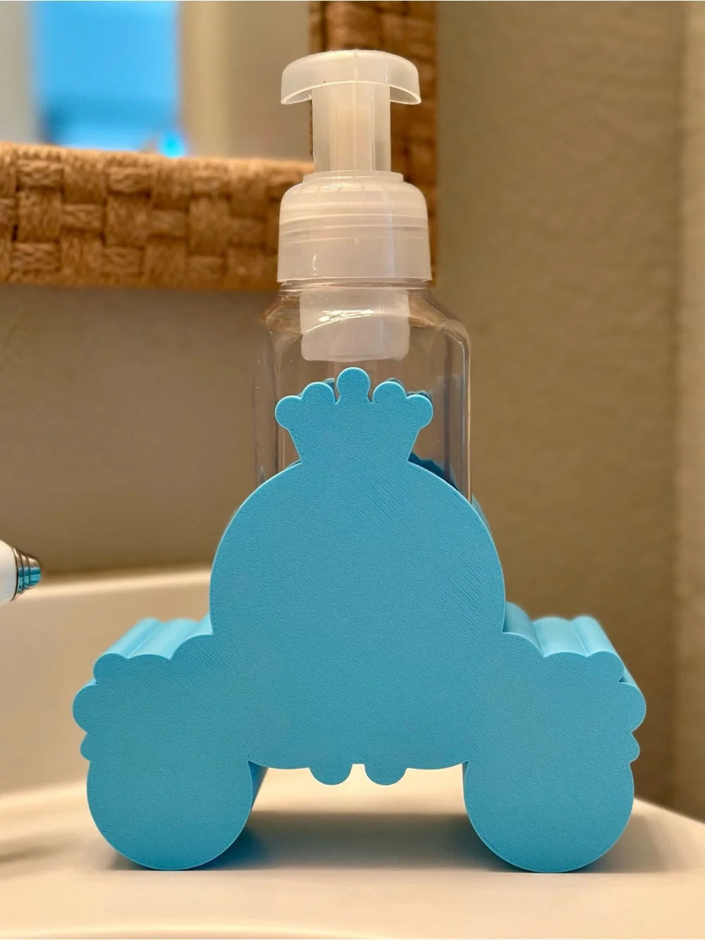 Disney Princess Cinderella Foaming Soap Holder for Bath & Body Works Bottle